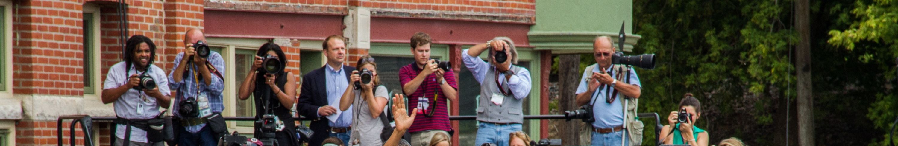 President Obama visiting the city of Dubuque